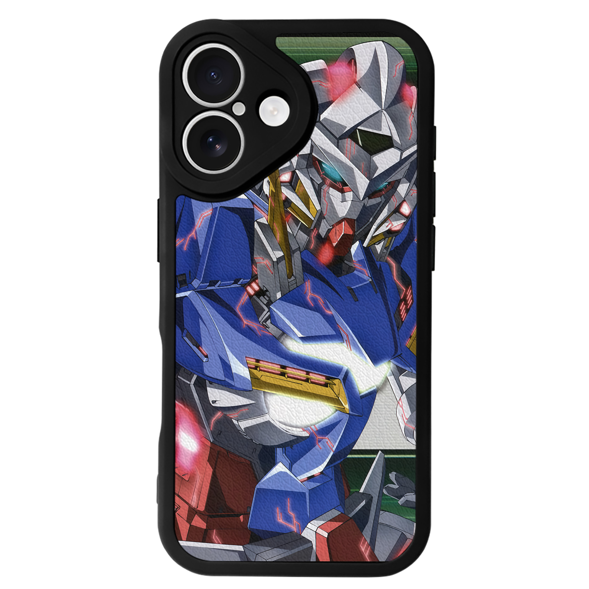 （画像用） 機動戦士ガンダム Mobile Suit Gundam 【iPhone 16シリーズ対応】シリコンスマホケース（レザー調） 材質：シリコン